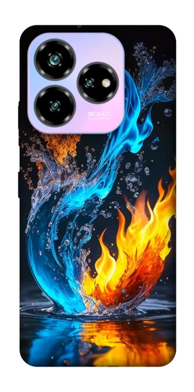 Чехол на ZTE Nubia V60 Desing Water And Fire фото 1 из 1