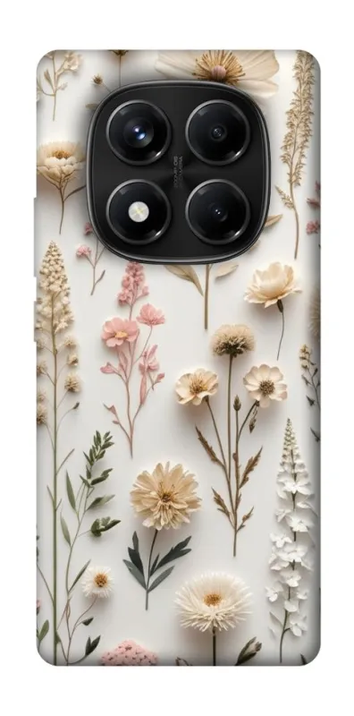 Чехол на Xiaomi Redmi Note 14 Pro 4G Floral design ver.1 фото 1 из 1