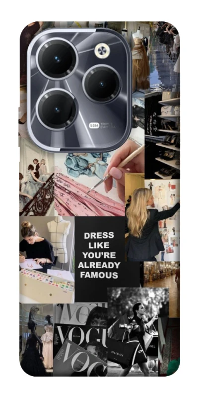 Чохол на Infinix Hot 40 Pro Fashion collage ver.11 фото 1 з 1
