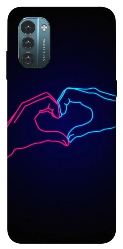 Чохол на Nokia G21 Neon love фото 1 з 1