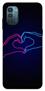 Чехол на Nokia G21 Neon love фото 1 из 1