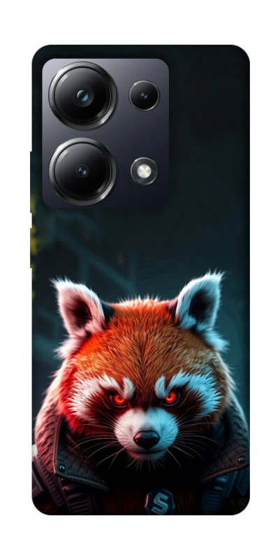 Чохол на Xiaomi Poco M6 Pro 4G Cyber Red Panda фото 1 з 1