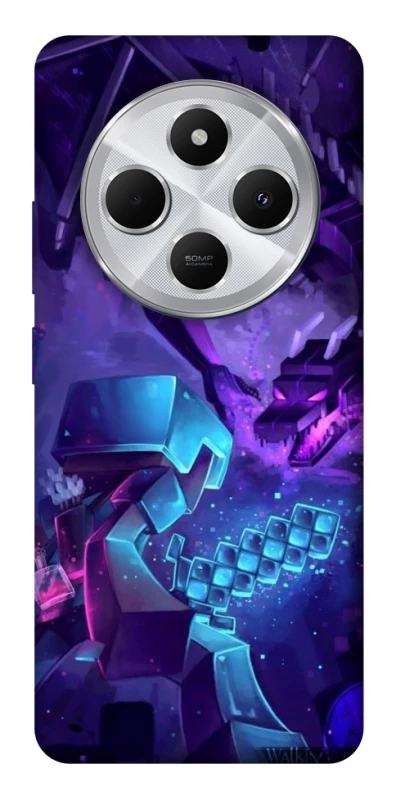 Чохол на Xiaomi Redmi 14C / Poco C75 Minecraft dragon фото 1 з 1