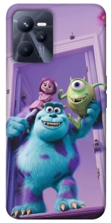 Чехол на Realme C35 Monsters friends фото 1 из 1