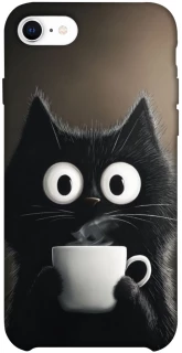 Чехол на Apple iPhone SE (2020) morning cat фото 1 из 1