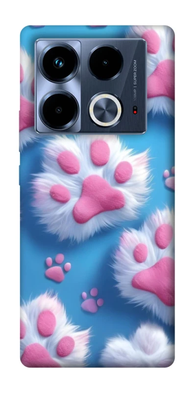 Чохол на Infinix Note 40 4G Cat paw фото 1 з 1