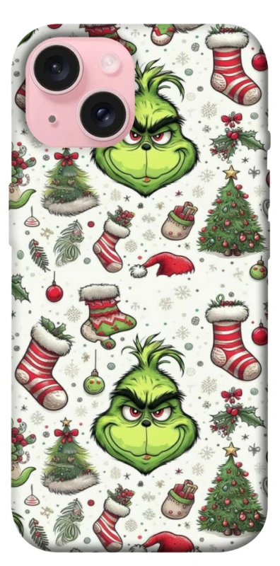 Чохол на Apple iPhone 15 (6.1") Grinch mood ver.3 фото 1 з 1