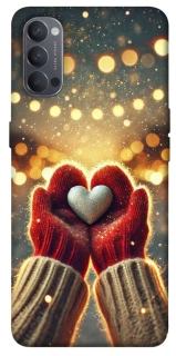 Чехол на Oppo Reno 4 Heart in hand фото 1 из 1