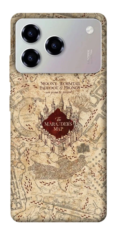 Чехол на ZTE Blade A76 Harry Potter Marauder's Map фото 1 из 1