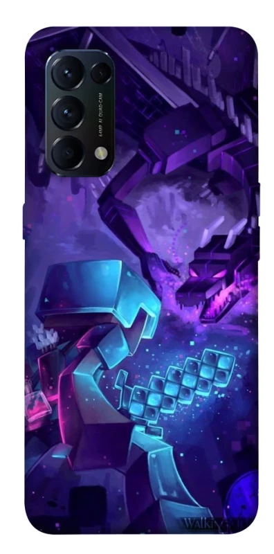 Чохол на Oppo Reno 5 4G Minecraft dragon фото 1 з 1