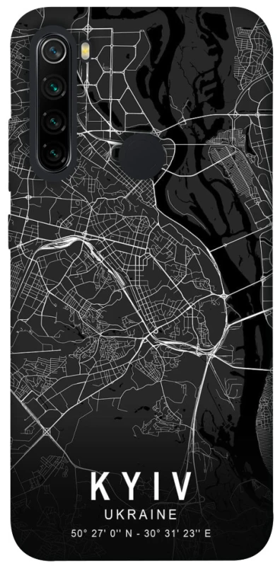 Чохол на Xiaomi Redmi Note 8 Kyiv map фото 1 з 1