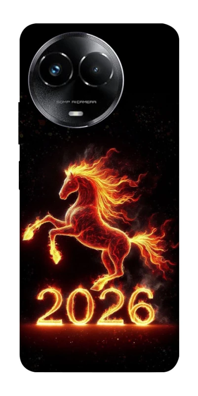 Чохол на Realme C67 4G Red Fire Horse ver.1 фото 1 з 1