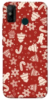 Чехол на TECNO Spark 6 Go Новогодний v3 фото 1 из 1