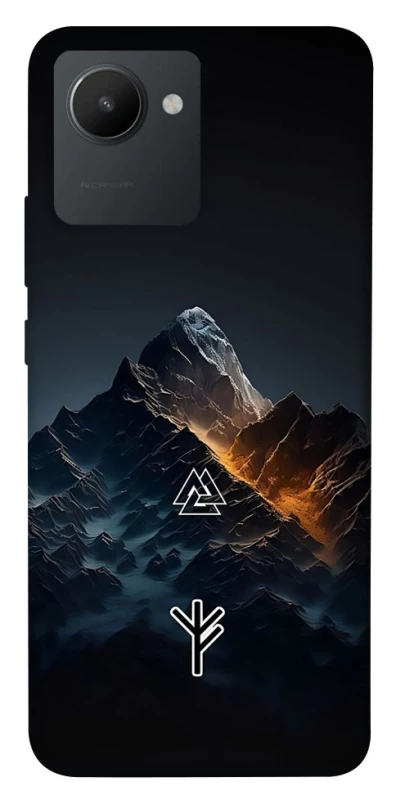 Чехол на Realme C30 Руны в горах фото 1 из 1