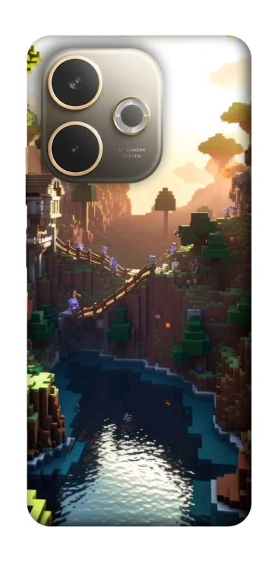 Чохол на Oppo A5 Pro 4G Minecraft sunset фото 1 з 1