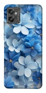 Чехол на Motorola Moto G32 Синие цветы фото 1 из 1