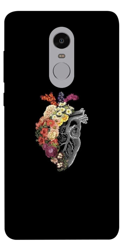 Чохол на Xiaomi Redmi Note 4X / Note 4 (Snapdragon) Heart with flowers фото 1 з 1