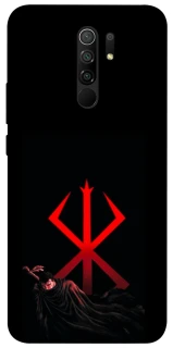 Чохол на Xiaomi Redmi 9 Berserk Red Logo фото 1 з 1