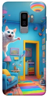 Чехол на Samsung Galaxy S9+ crazy cat фото 1 из 1
