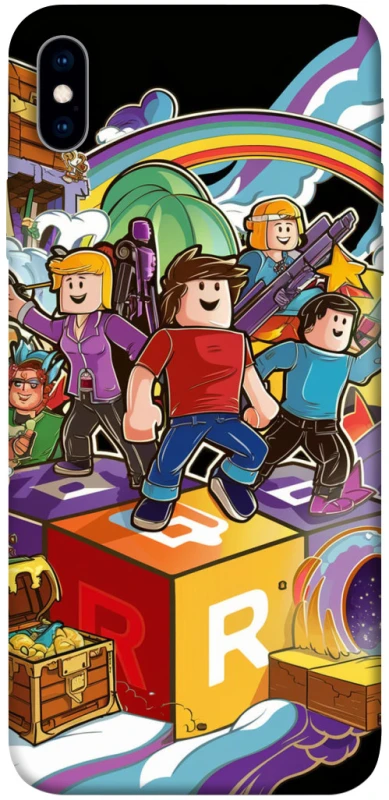 Чохол на Apple iPhone XS Max (6.5") Roblox family фото 1 з 1