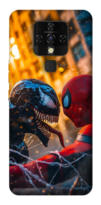 Чехол на TECNO Camon 16 SE Venom vs Spiderman фото 1 из 1