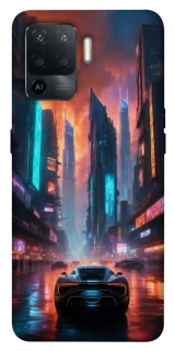 Чехол на Oppo Reno 5 Lite Cyber city фото 1 из 1