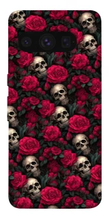 Чехол на Google Pixel 8 Pro Черепа и розы фото 1 из 1