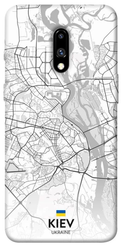 Чохол на OnePlus 7 Kiev white map фото 1 з 1