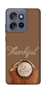 Чохол на Motorola Edge 50 Neo Thankful coffee фото 1 з 1