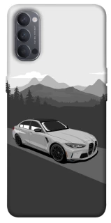 Чехол на Oppo Reno 4 BMW grey v3 фото 1 из 1