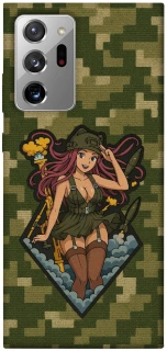 Чехол на Samsung Galaxy Note 20 Ultra Military Waifu фото 1 из 1