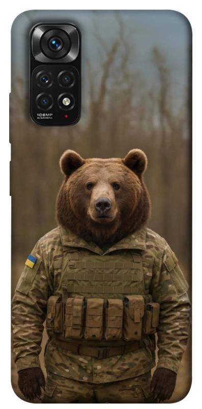 Чохол на Xiaomi Redmi Note 11 (Global) / Note 11S Ведмідь захисник фото 1 з 1