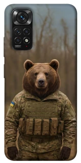 Чехол на Xiaomi Redmi Note 11 (Global) / Note 11S Медведь защитник фото 1 из 1