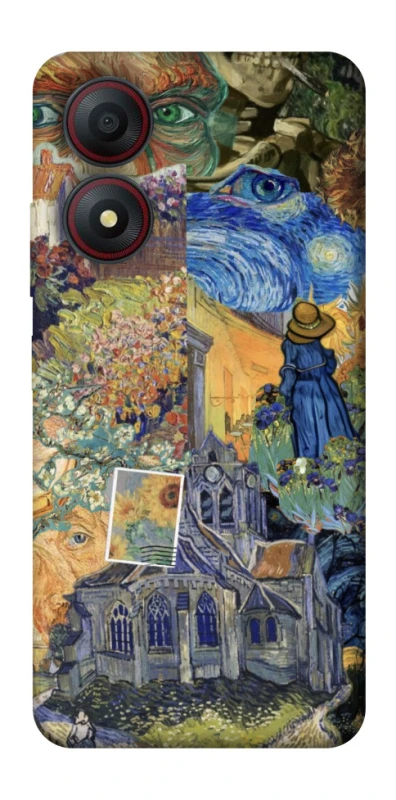 Чохол на ZTE Blade A34 4G Van Gogh collage фото 1 з 1