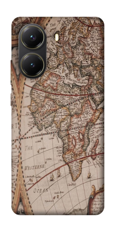 Чохол на Xiaomi Poco X7 Pro Карта подорожей фото 1 з 1