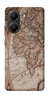 Чехол на Xiaomi Poco X7 Pro Карта путешествий фото 1 из 1