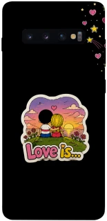 Чехол на Samsung Galaxy S10+ Love is ver.5 фото 1 из 1