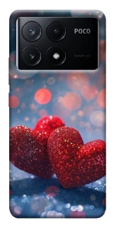 Чехол на Xiaomi Poco X6 Red hearts фото 1 из 1