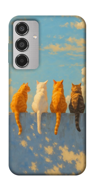 Чохол на Samsung Galaxy M35 cats on wall фото 1 з 1