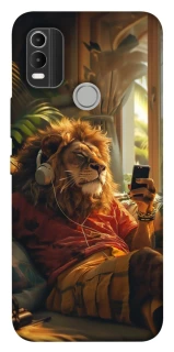 Чехол на Nokia C21 Plus Лев v2 фото 1 из 1