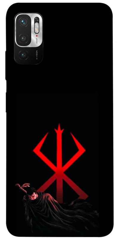 Чехол на Xiaomi Redmi Note 10 5G Berserk Red Logo фото 1 из 1