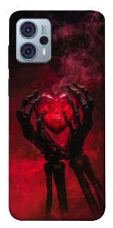 Чохол на Motorola Moto G23 Heart in the hands of a skeleton фото 1 Чохол на Motorola Moto G23 Heart in the hands of a skeleton фото 1 з 1