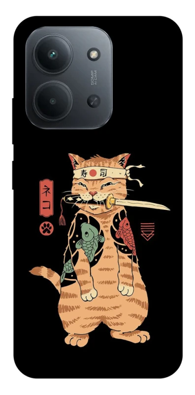Чехол на Xiaomi Redmi 15C (Global) Кот-самурай фото 1 из 1