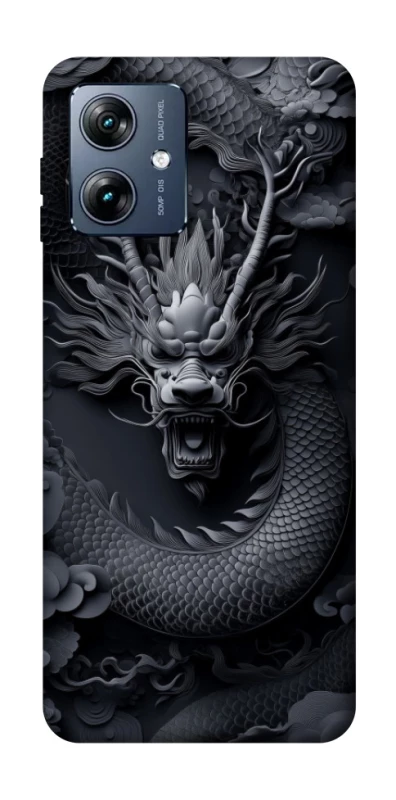Чохол на Motorola Moto G54 Power black dragon фото 1 з 1