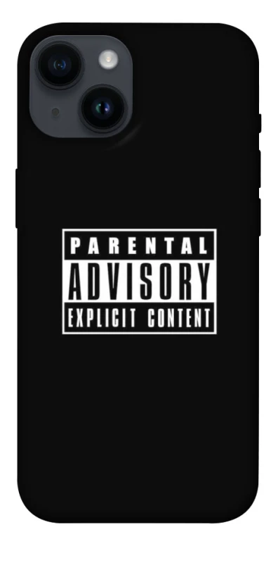 Чохол на Apple iPhone 14 (6.1") Parental Advisory Label фото 1 з 1