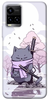 Чохол на Vivo Y21 / Y33s Samurai cat фото 1 з 1