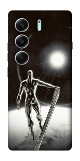 Чохол на Tecno Camon 40 Pro Срібний серфер фото 1 з 1