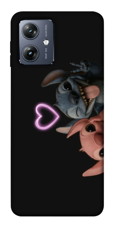 Чехол на Motorola Moto G54 Love Stitch & Angel фото 1 из 1