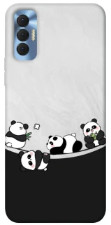 Чохол на TECNO Spark 8P Four pandas фото 1 з 1