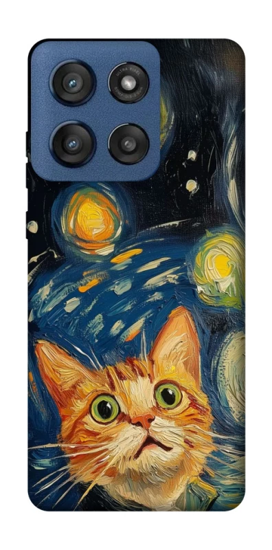 Чохол на Motorola Edge 60 Stylus paint cat фото 1 з 1